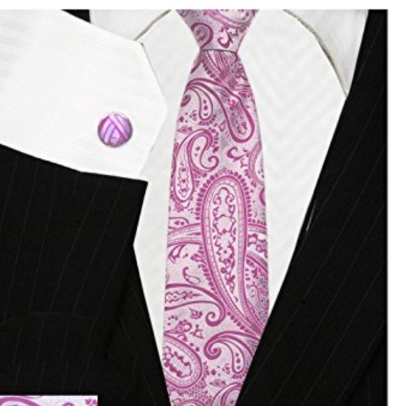 wehug Other - Brand New 100% Silk Men’s Dress Hot Pink Paisley wehug Other - Brand New 100% Silk Men’s Dress Hot Pink Paisley